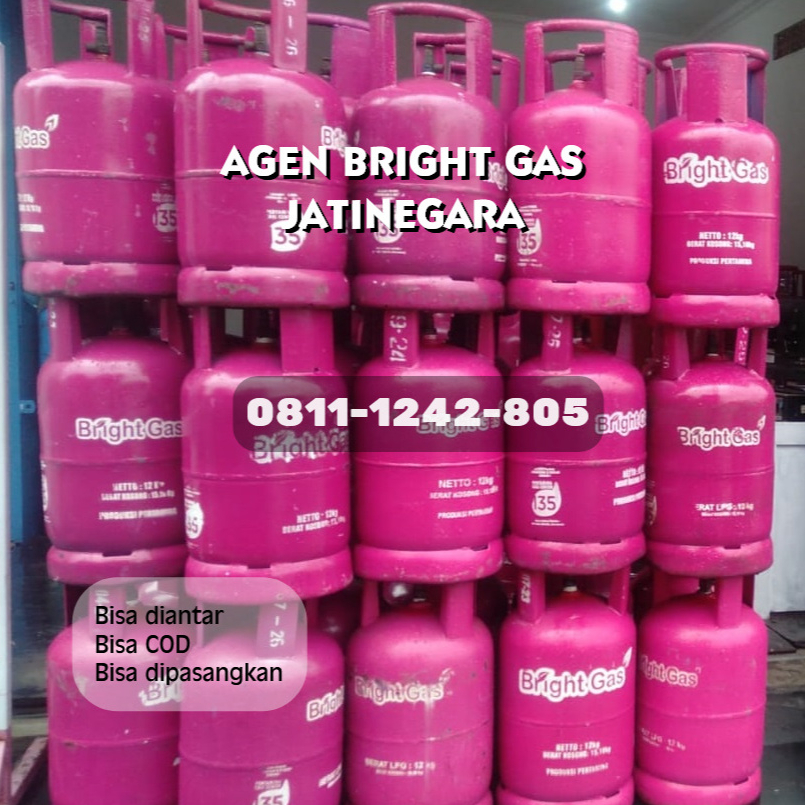TABUNG BRIGHT GAS 12 KG PINK KOSONG