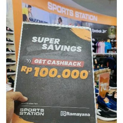 SPORT STATION / REEBOK / HARGA SP Rp. 400.000,-