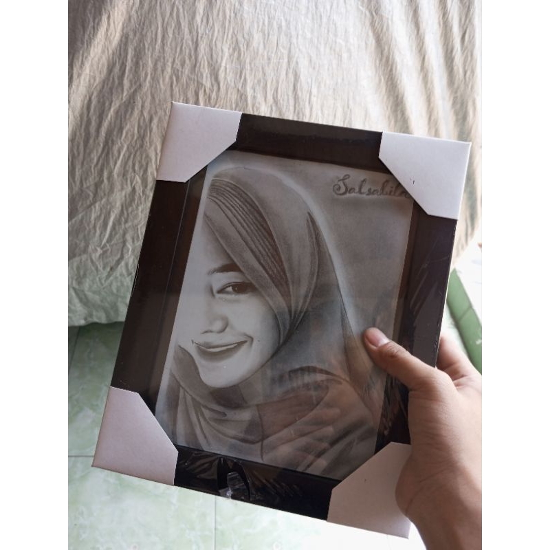 

lukis wajah | sketsa wajah | kado murah aesthetic (UK.A5. 1wajah+PIGORA)