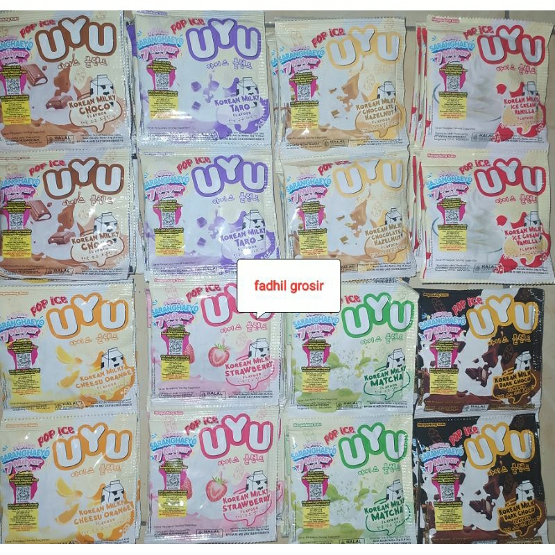 

POP ICE UYU VARIAN TERBARU RENCENG/ POP ICE UYU SARANGHAEO