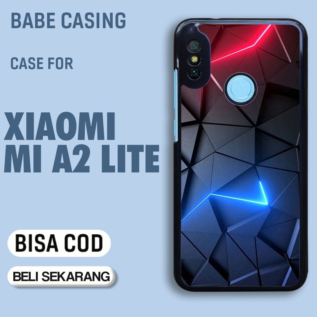 case hp xiaomi mi a2 lite redmi 6 pro terbaru gambar art abstrak kubik keren cute keren lucu casing 
