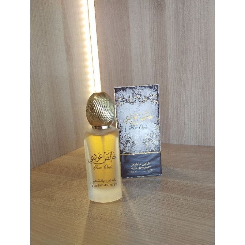 HAIR MIST / parfume rambut PURE OUDI 50ml Ard Al Zaafaran
