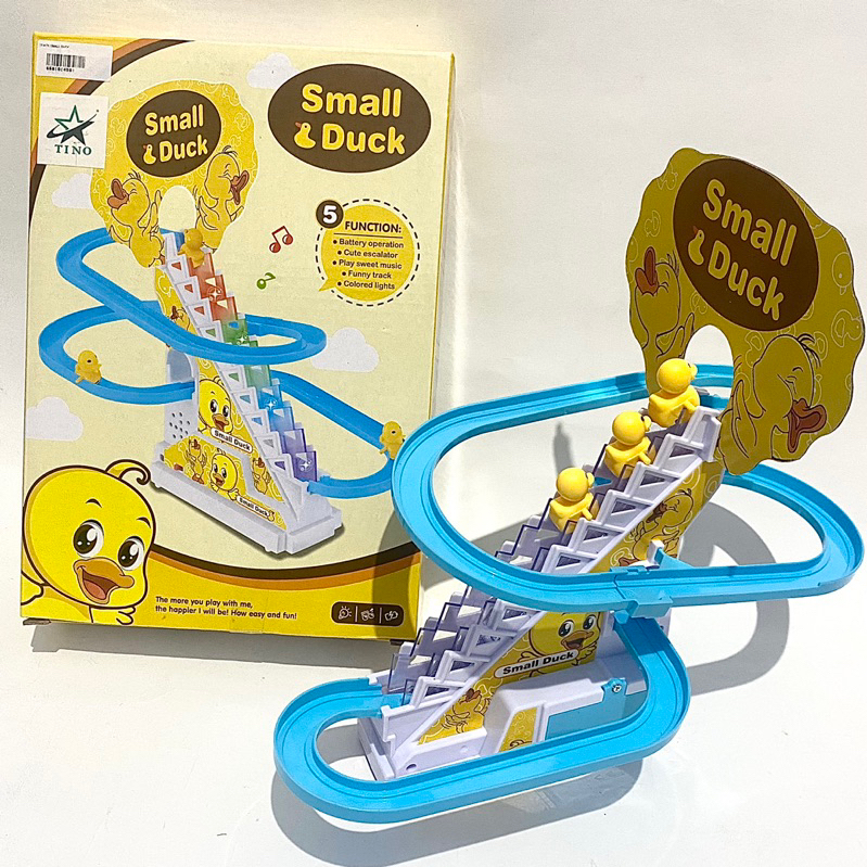 Mainan Bebek Seluncur Naik Tangga Lift Track Small Duck Slide and Surf - 66810