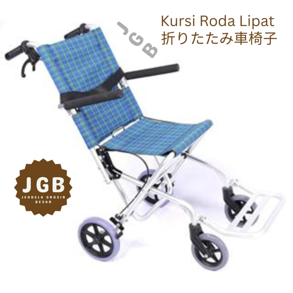 Kursi Roda Lipat Traveling + Tas - Kursi Roda Lipat Cabin Travel - Kursi Roda Travel