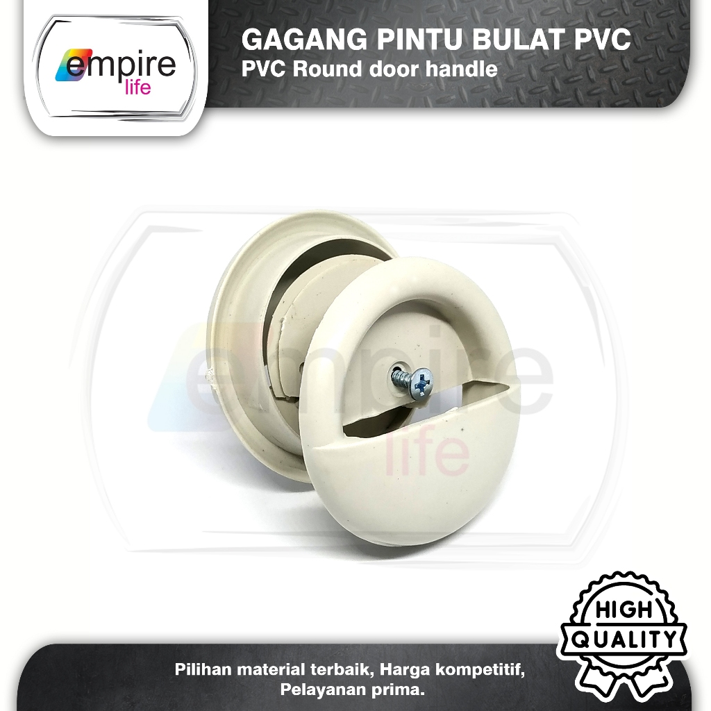 Tarikan Pintu Bulat PVC Kamar Mandi