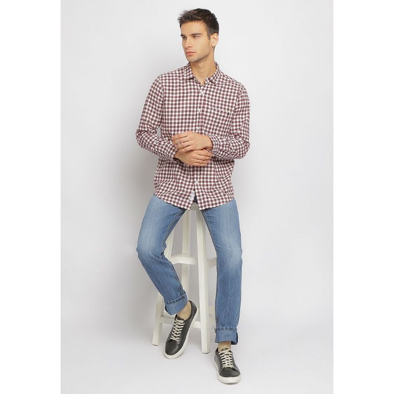 KLL 381 KEMEJA TANGAN PANJANG PRIA LOIS ORIGINAL