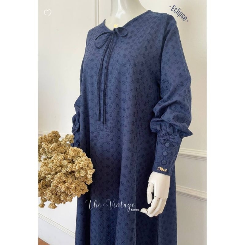 Gamis The Vintage series kain Zara Cotton Bordir | MAHIRA