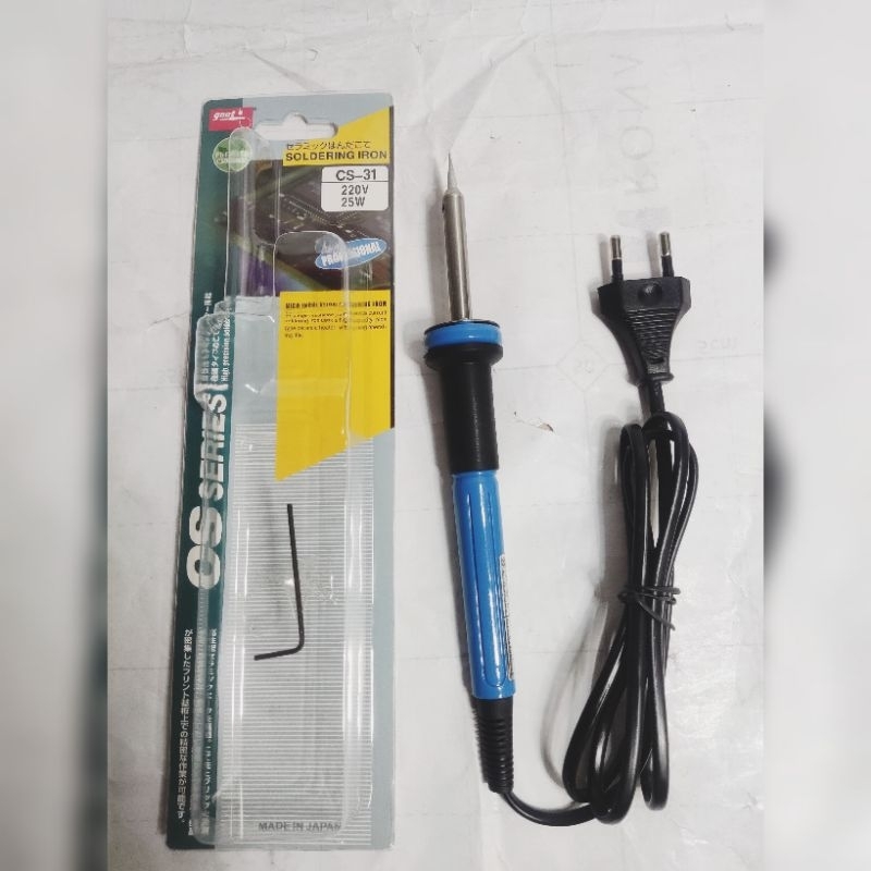 SOLDER CS31 KW MIRIP GOOT/SOLDER LISTRIK 25W/MATA SOLDER GOOT/BUSA SOLDER