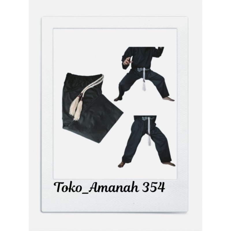 Celana Panjang Silat Hitam Polos // Bisa COD // Celana Panjang