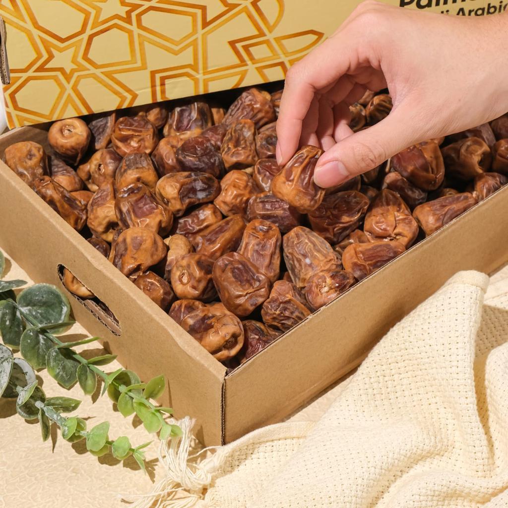 

Kurma Sukkari Dry Premium Madinah Grade A 2 Box - 6Kg