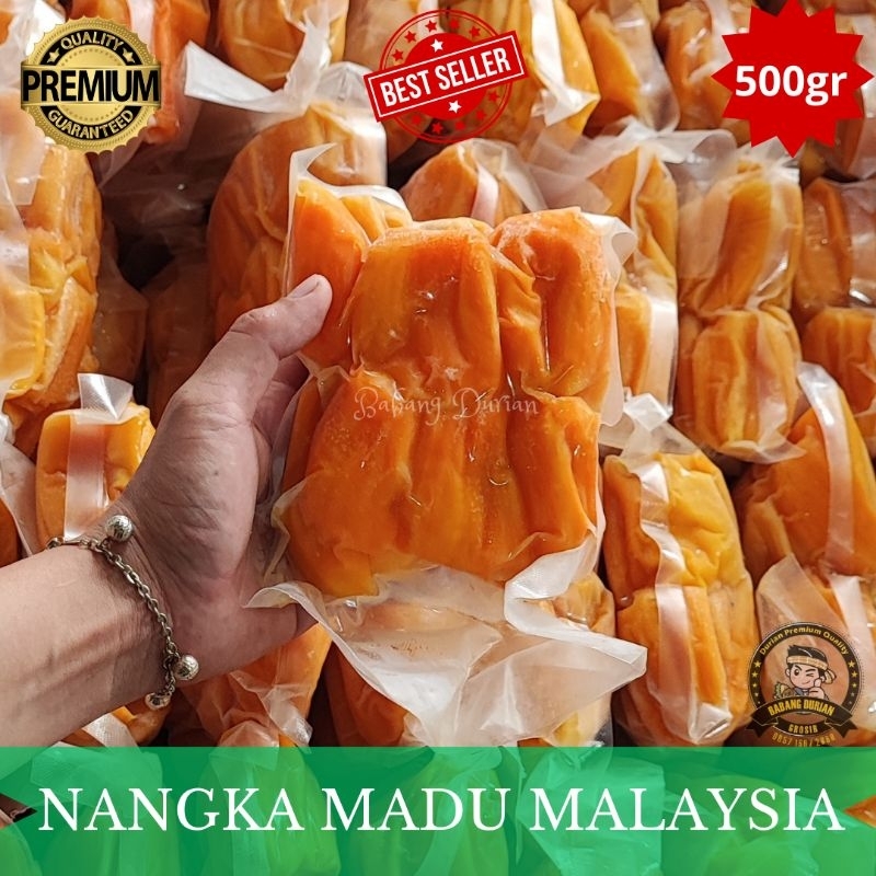 

NANGKA MADU MALAYSIA 500GR LEBIH ORANGE DAN MERAH RASA MANIS KEMASAN VACUM MEMBUAT NANGKA LEBIH