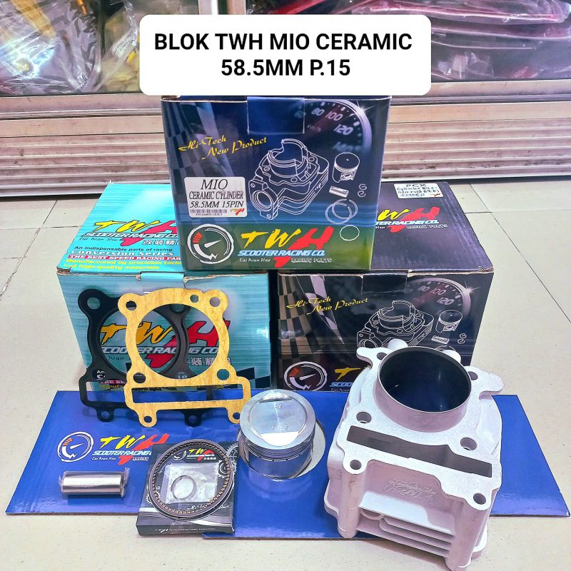 Blok Mio 58.5 mm Ceramic TWH Racing set