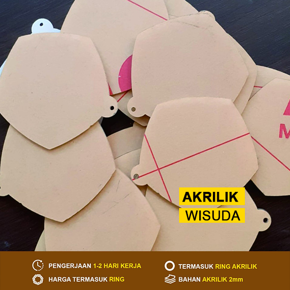 Medali Akrilik 2mm/medali wisuda/akrilik wisuda