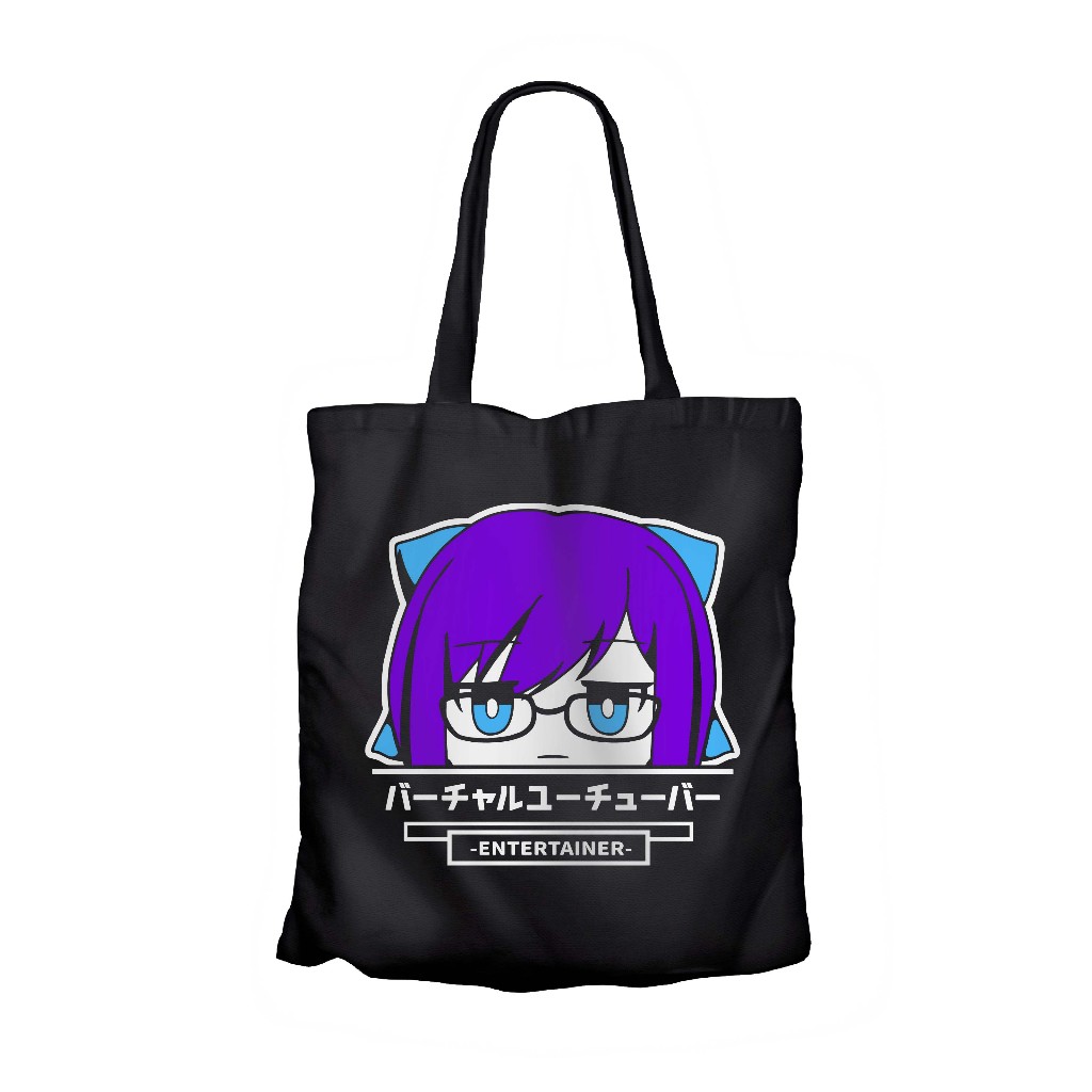 Tote bag anime vtuber YUUJIN A / A-CHAN PEEKER - HOLOLIVE JP material canvas