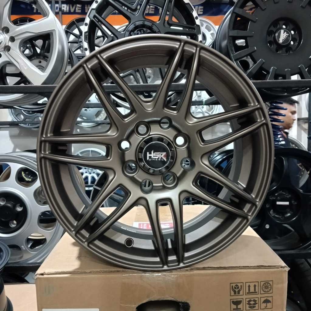 Velg Mobil Ring14 Hsr Benjot Ring14 Lebar-6 PCD 8X100,114,3 ET35 Brio Avanza Sigra Ayla-Palembang
