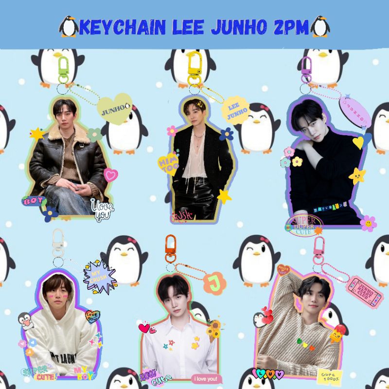 (PO) Keychain Lee Junho 2PM (Bisa Costum)