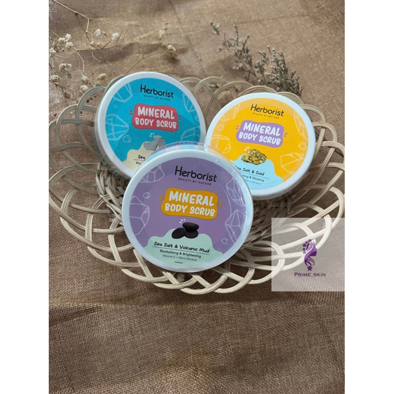 Paket diskon cuci gudanghemat bundling 3 herborist mineral body scrub-mineral body scrub-herborist-k