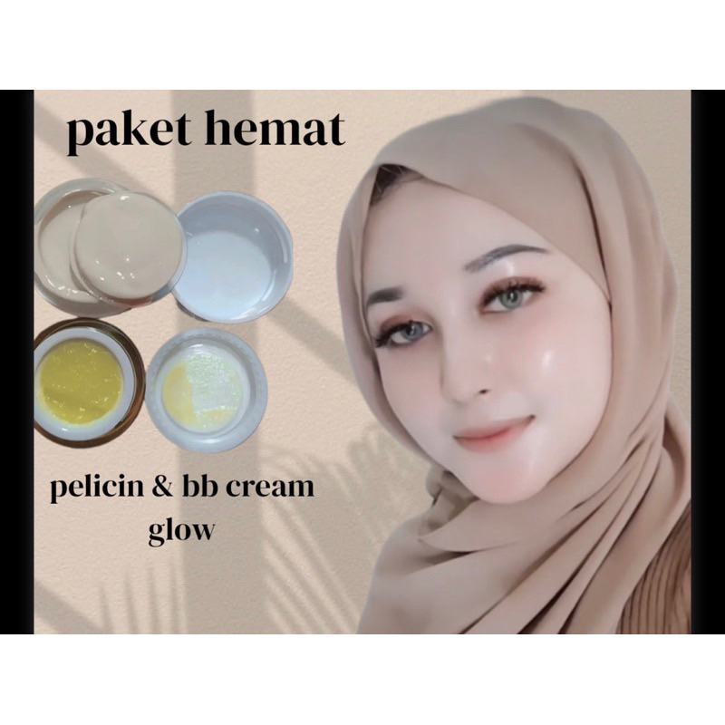 PAKET ISI 2  BB CREAM & PELICIN WAJAH BY izara Glow Original