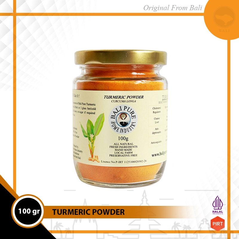 

Bali Pure Turmeric Powder 100gr serbuk kunyit murni