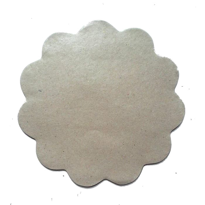 Kertas Nasi Bunga - Kertas Nasi Coklat Kembang Romaco - Piring Bunga Alas Romaco