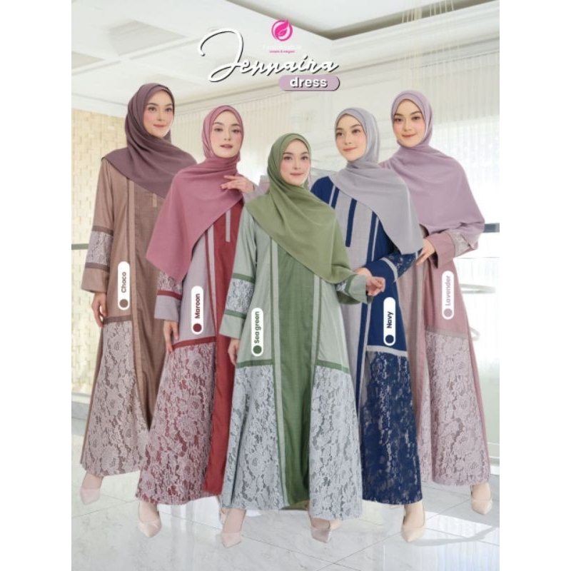 Jennaira Dress - Dress Terbaru - Dress Couple - Dress Termurah