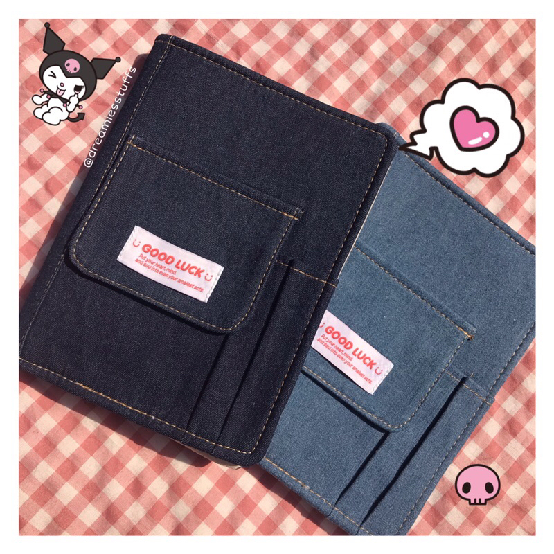 

(Dream 2) Y2K American Cute casual Denim binder collect book by dreamiesstuffs || BINDER PHOTOCRD KPOP || BINDER KPOP