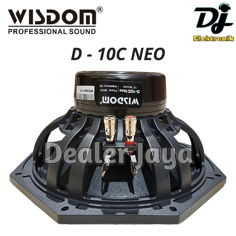 Speaker Komponen Wisdom D 10C NEO / D10 C NEO / D10C NEO - 10 inch