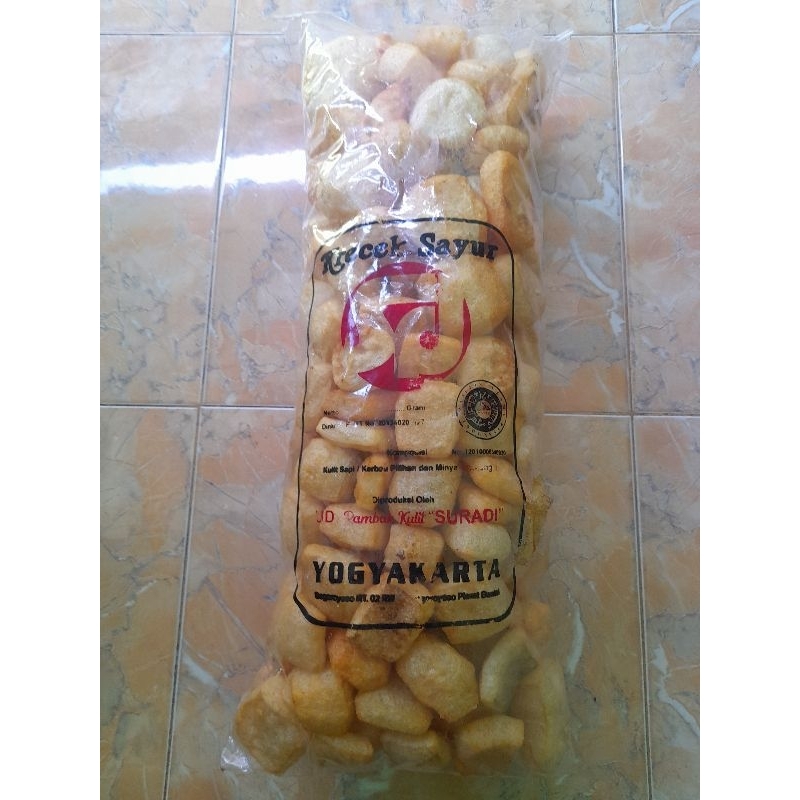 

krecek/ rambak kulit sayur