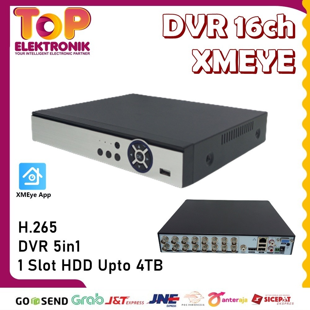 DVR AHD XMEYE 16ch GRSELEKNDO