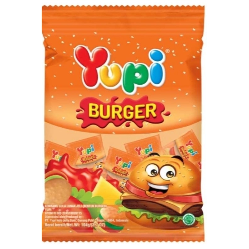 

Yupi Gummy Candies Mini Burger 104 g