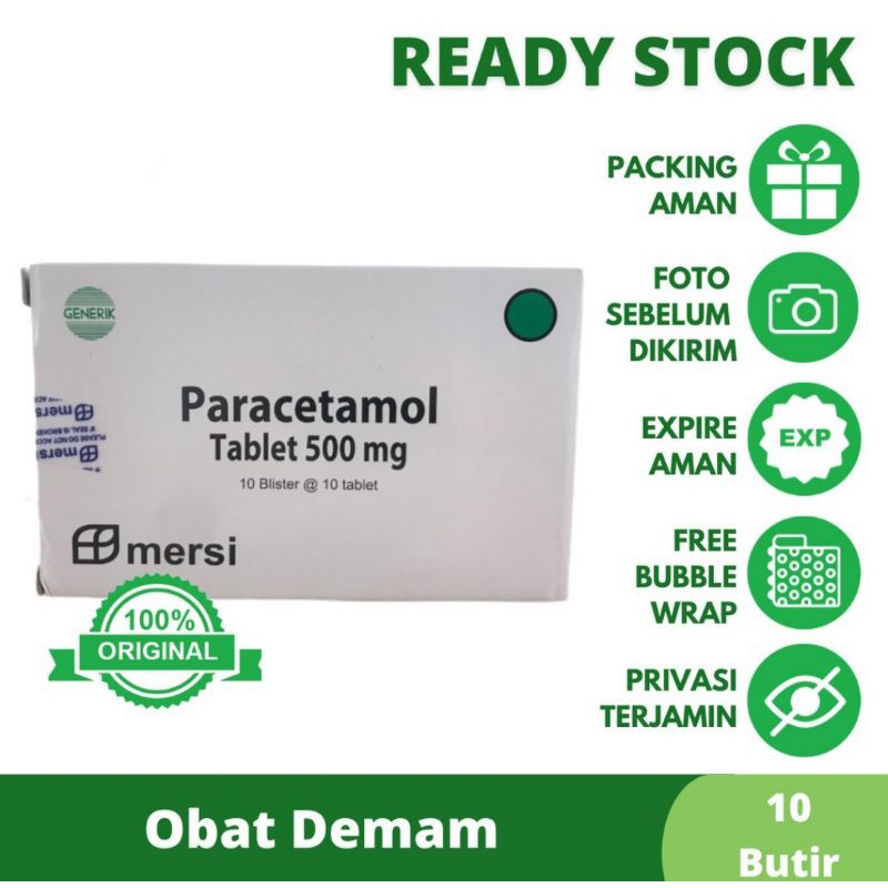 Paracetamol Tablet 500Mg 1 Strip