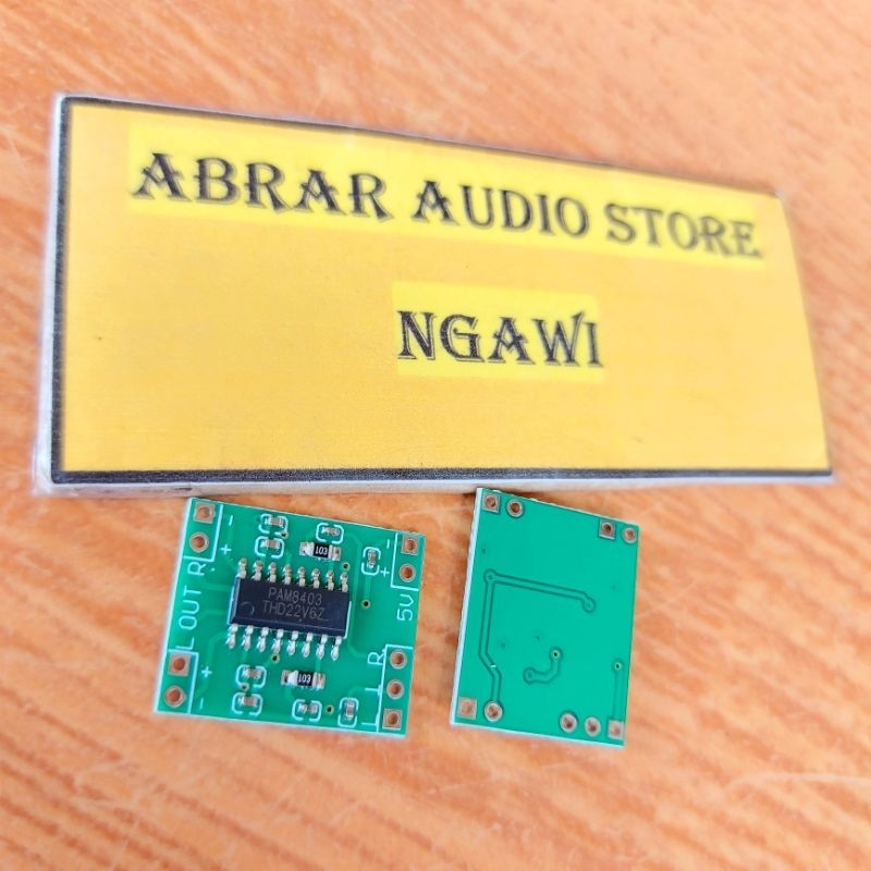 PAM 8403 5V TANPA POTENSIO / KIT AMPLI PAM 8403 TANPA POTENSIO 2X3W 5V