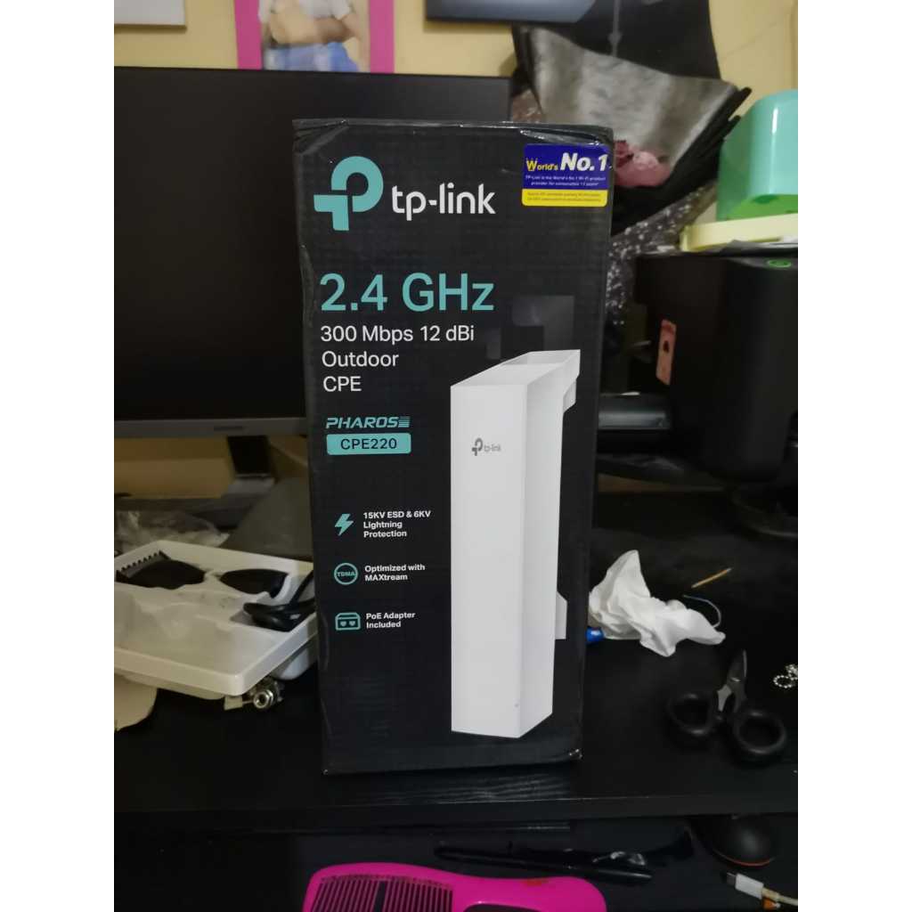 Tplink CPE220 2,4Ghz Outdoor Baru