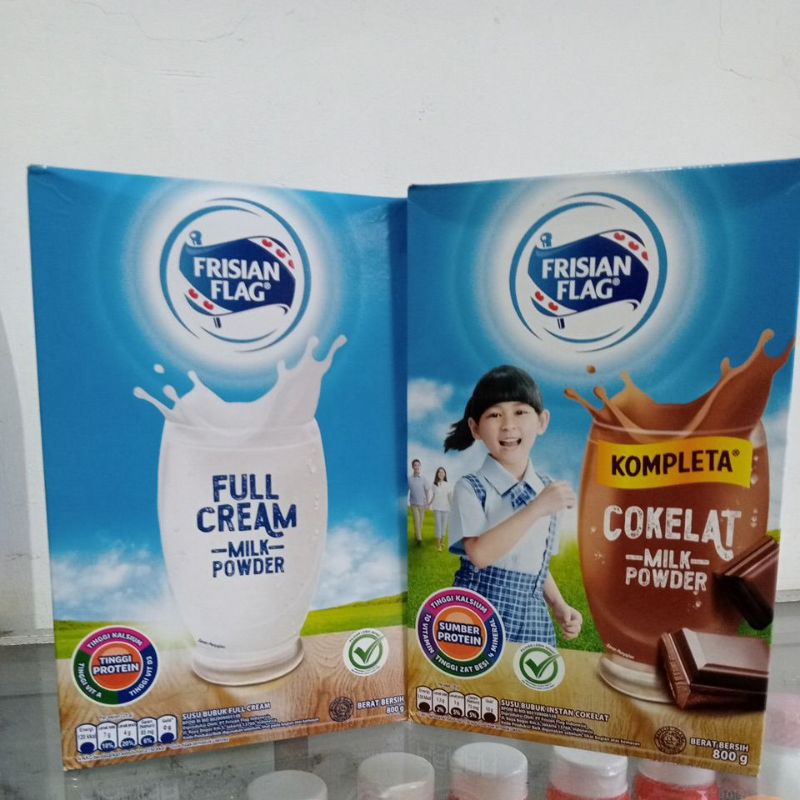 

FRISIAN FLAG KOMPLETA RASA COKLAT / FULL CREAM MILK POWDER 800 Gram