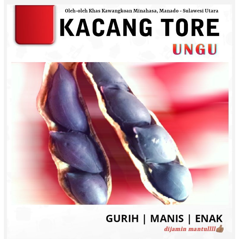 

Kacang Tore Manado varian UNGU