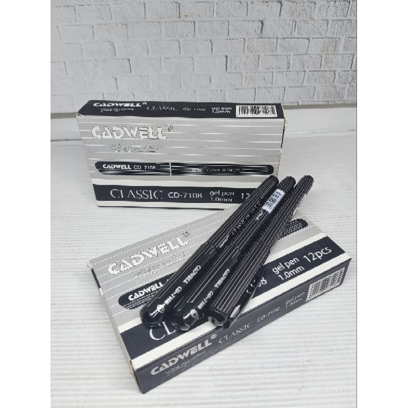 

pulpen/bulpen/ballpoin/pena gel ink CADWELL CLASIC gel pen 1.0 CD-7180/12 pcs/1 lusin