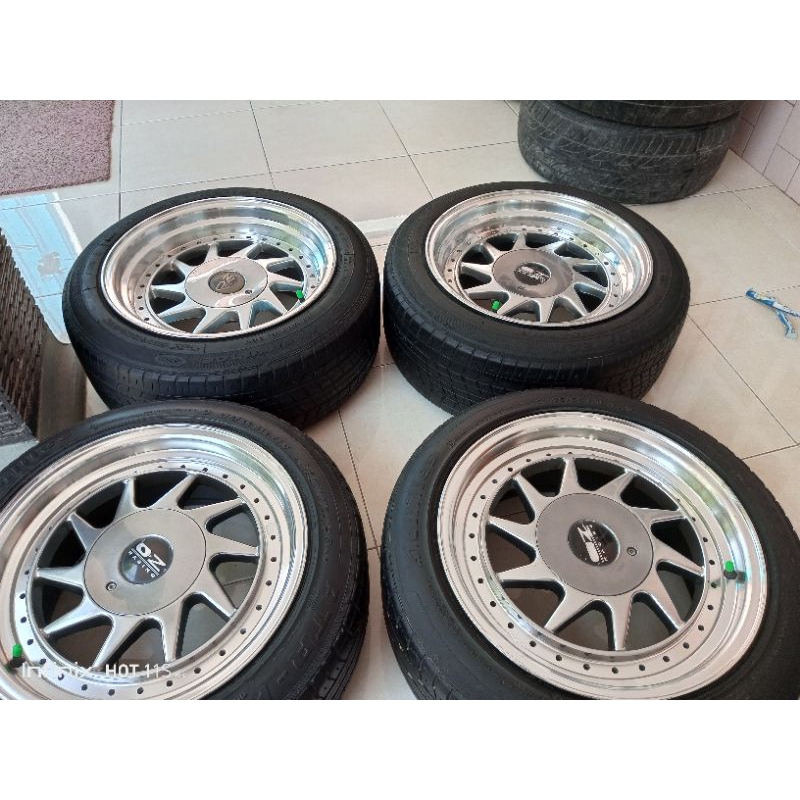 velg oz turbo ring 15 lebar 7/8