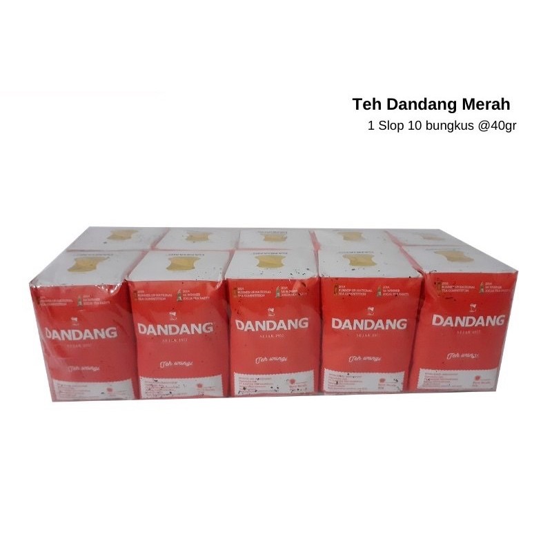 

Teh Dandang Merah 1 slop isi 10 pcs