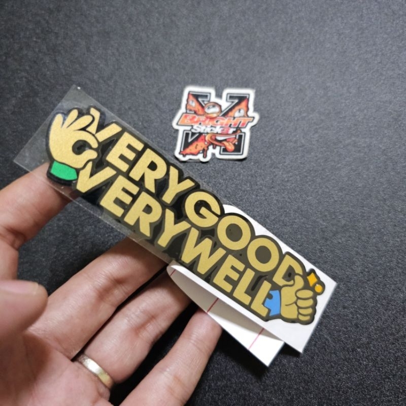 

Sticker Stiker VERYGOOD VERYWELL cutting