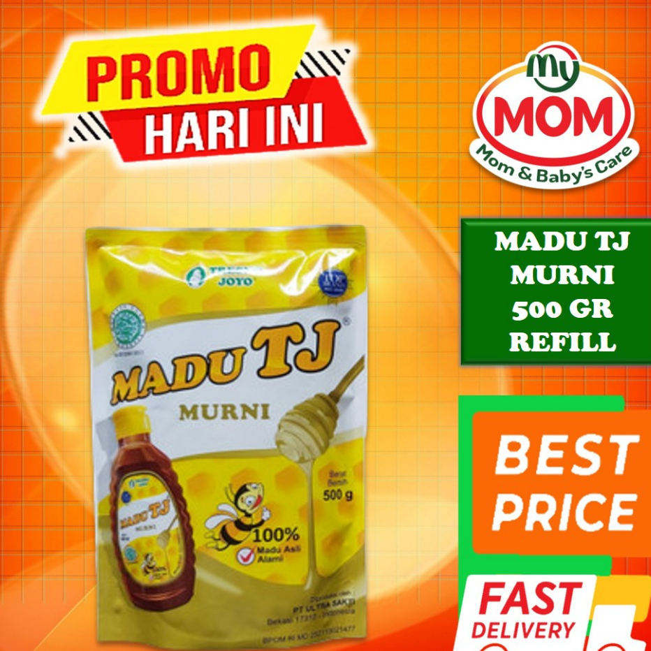 

Serba Murah [BPOM] Madu TJ Murni 500gr REFILL / Madu TJ Murni Pouch / MY MOM