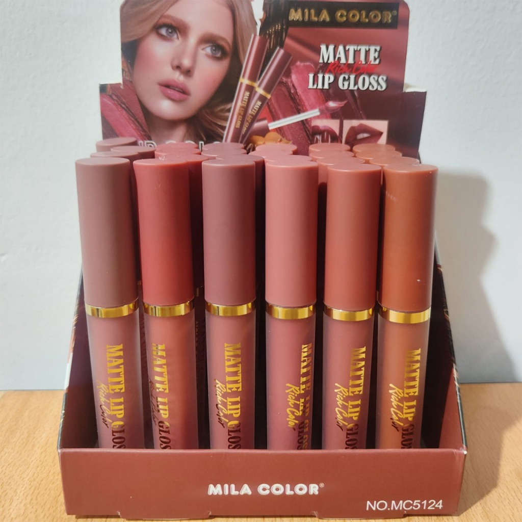 [LUSINAN] Mila Color Lipcream Lipgloss / Grosir Kosmetik