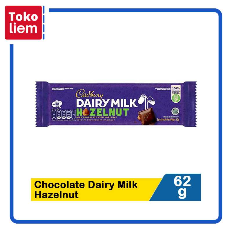 

Cadbury Chocolate Dairy Milk Hazelnut 62G