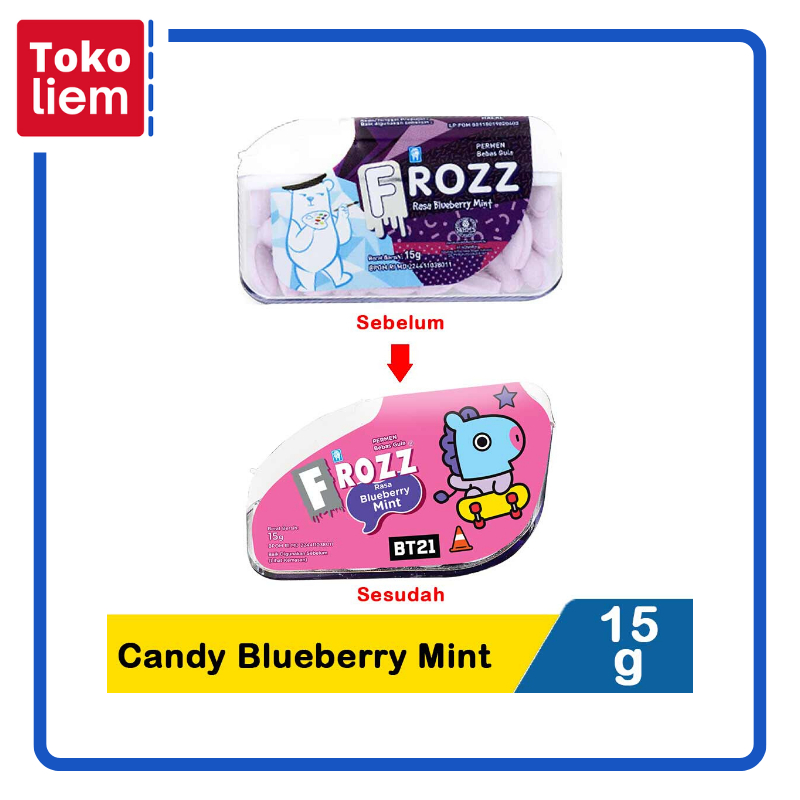 

Frozz Candy Blueberry Mint 15G