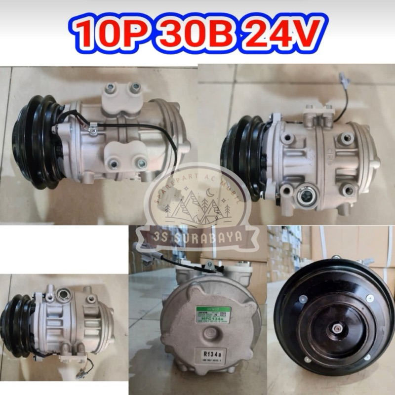 Kompresor 10p30B 10p30 Elf Minibus 24 Volt Bus Universal Ac Mobil