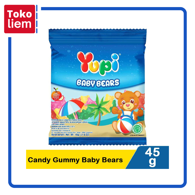 

Yupi Candy Gummy Baby Bears 45G