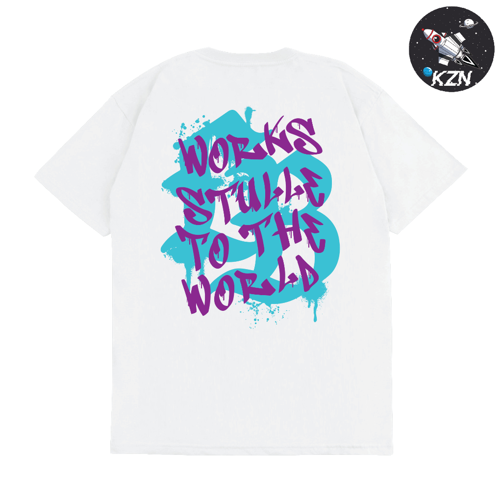 Tshirt Baju JDM Liberty And Walk LBWK Logo Paint