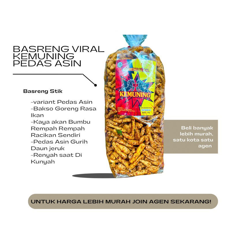 

PAKET RESELLER BASRENG KEMUNING VARIANT PEDAS ASIN 10BALL