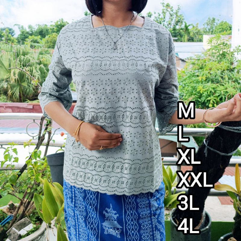 Atasan katun Bangkok premium
