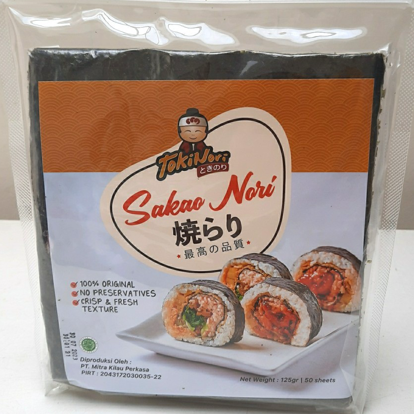 

Terbaru SAKAO NORI SUSHI NORI 50 LEMBAR HALAL MUI - SEAWEED RUMPUT LAUT