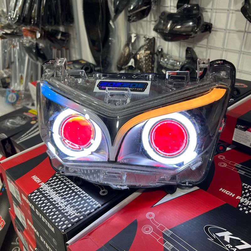 Reflektor Lampu Depan Projie Type Eagle Yamaha All New Nmax 2020-2023